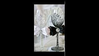 decoracion de copas para matrimonio [upl. by Annehs]