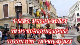 GO TO SEND MACAU MONEY IN BOARDING HOUSE TO CONVERT A PHILIPPINE MONEY VIA GCASH [upl. by Amocat]