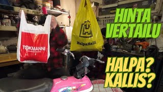 KAUPPAKASSIEN HINTAVERTAILU  HalpaHalli vs Tokmanni [upl. by Ordnasela]