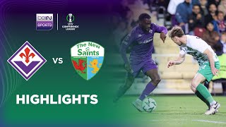 Fiorentina 20 The New Saints  Conference League 2425 Match Highlights [upl. by Emlynne]