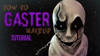 How to Gaster Makeup Tutorial [upl. by Trix]