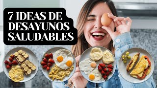 7 ideas de desayunos saludables siendo nutricionista [upl. by Linder]