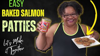 Best Oven Baked Salmon Patties Cakes Croquettes  Weight Watchers Receipes Weight Loss Journey Tips [upl. by Gennie]