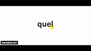 How to pronounce in French  quel [upl. by Goodhen]