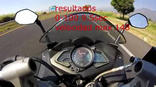 Pulsar rs 200 velocidad Máxima top speed [upl. by Joslyn484]