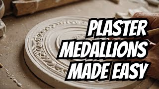 Master the Art of Plaster Medallions in Just Minutes [upl. by Kunz190]