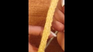 TUTORIAL cordoncino tubolare ai ferri quotIcordquot [upl. by Wesa860]