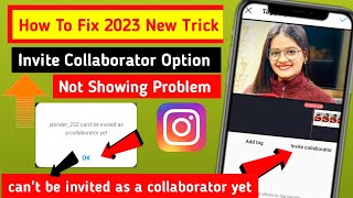 😢instagram collaborator option nahi aa raha hai  cant be invited as a collaborator yet instagram [upl. by Wallford]