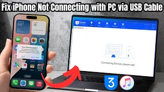 Fix iPhone Not Connecting to 3uTools amp iTunes  3uTools Stuck On Connecting iDevice [upl. by Truda]