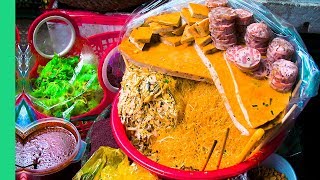 UNDISCOVERED Street Food of Hue Vietnam  MEAT SHRINE and Bun Bo Hue in Đông Ba Market [upl. by Andreana]