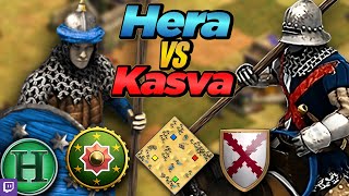 Hindustanis vs Burgundians  1v1 Arabia  vs Kasva  AoE2 [upl. by Phira]