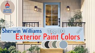 10 Best SherwinWilliams Exterior Paint Colors 2024 [upl. by Apur]