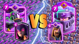 EVOLVED PEKKA  WITCH Vs EVOLVED MEGA KNIGHT  WIZARD  2V2 [upl. by Pond]