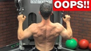 Back Workout Blunders  5 Back Workout Mistakes to AVOID [upl. by Adriano]