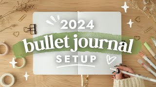 My 2024 Bullet Journal Setup [upl. by Sutherland659]