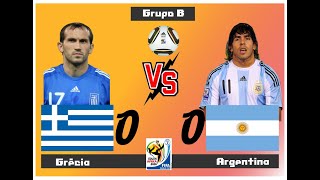 028  Grécia VS Argentina GRUPO B [upl. by Hackathorn]