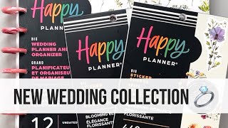 NEW Happy Planner Wedding Collection  Winter 2023 Release  Planner amp 2 Sticker Books Flip Through [upl. by Ahtinak226]