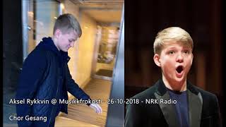 Aksel Rykkvin 15  Musikkfrokost  26102018  NRK Radio [upl. by Salis]