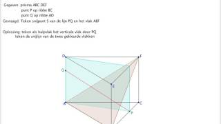 Beatrix College wiskunde snijpunt lijn met vlak 5 6 vwo  5 havo [upl. by Isborne]