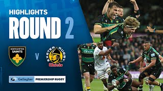 Northampton v Exeter  HIGHLIGHTS  FeyiWaboso Claims Brace  Gallagher Premiership 202425 [upl. by Halil]