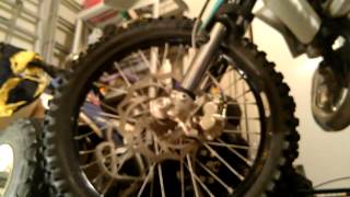 Dirt Bike Fork clicking Noise [upl. by Desberg]