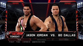 WWE 2K17 PS3  Jason Jordan VS Bo Dallas [upl. by Lavona432]