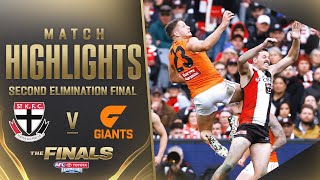 St Kilda v GWS Giants  Elimination Final  2023 Toyota AFL Finals Series [upl. by Votaw]