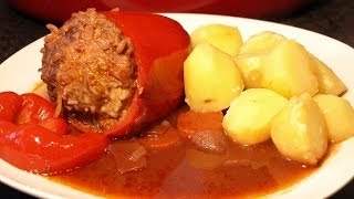 Gefüllte Paprika eine richtig gute Hausmannskost [upl. by Lecram]