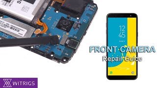 Samsung Galaxy J6 Front Camera Repair Guide [upl. by Fairweather]