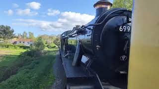 6990 Witherslack Hall VS Washford Bank West Somerset Railway [upl. by Acassej]