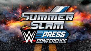 WWE SummerSlam Press Conference Aug 5 2023 [upl. by Kahler797]