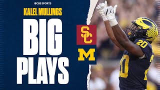 Michigan running back Kalel Mullings rushes for 2 TDs in win over USC Highlights [upl. by Gault740]