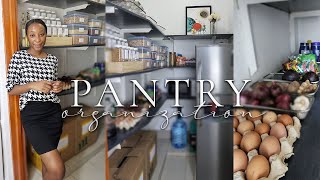 Small Pantry SetUp  REALISTIC PANTRY ORGANIZATION IDEAS [upl. by Akemej]