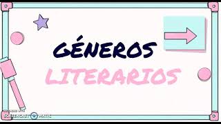 Géneros literarios lírico dramático y narrativo COBAY [upl. by Rustice]