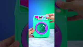 Tie Dye Rainbow Washing Machine Slime asmr [upl. by Hplar842]