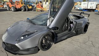 Cyberpunk Lamborghini Murcielago 3 Days No Sleep Finished Car [upl. by Melda118]