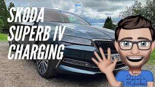 How To Connect Charging Cable To Skoda Superb Iv [upl. by Canale]