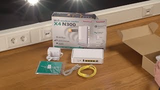 Unboxing e installazione di Sitecom WLM4600 WiFi Router X4 N300  ITALIANO [upl. by Lac]