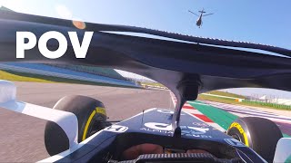 DRIVERS EYE  Onboard our AlphaTauri AT01 Formula 1 Car [upl. by Aekerly]