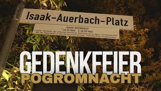 Gedenkfeier an die Pogromnacht [upl. by Nylanaj]