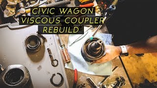 Civic Wagon Viscous Coupler Rebuild [upl. by Gayner697]