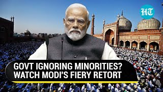 What Minorities PM Modi Counters Opposition Accuses It Of Divisive Politics  Watch [upl. by Mann]