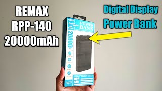 Remax 20000mAh RPP140 Leader Series Digital Display Power Bank Unboxing  Mobile Gossips [upl. by Haff]