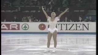 Nicole Bobek USA  1995 World Figure Skating Championships Ladies Short Program [upl. by Naahs]