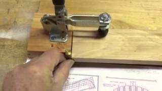 Tapering jig for Adirondack back slats [upl. by Rastus]