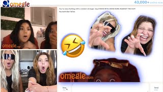 we got ATTACKED on Omegle🤣😩 [upl. by Enifesoj]