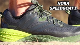 Hoka ONE ONE SPEEDGOAT 3 REVIEW TRAIL RUNNING [upl. by Ronen]