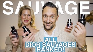 Dior Sauvage EDT vs EDP vs Parfum vs Elixir ALL DIOR SAUVAGE RANKED 👌 [upl. by Temp434]