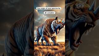 The origin of new species by AI creator animal fusion hybrids shorts youtubeshorts [upl. by Nyltiak]