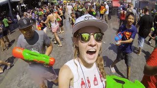 Songkran — Thai New Year  Thailand Phuket travel blog ENG SUB [upl. by Sholom376]